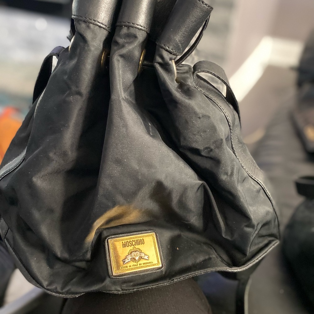 Moschino canvas bag great condition